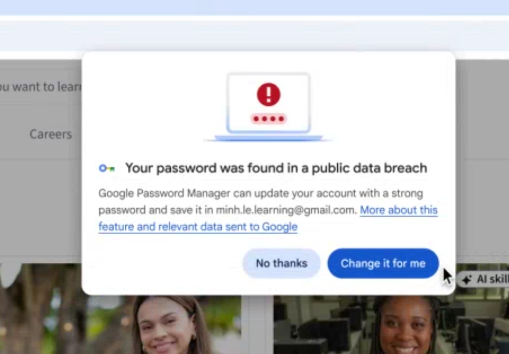 曝谷歌 Chrome 浏览器将更新密码管理器：AI 自动更改不安全密码，无需主动干预