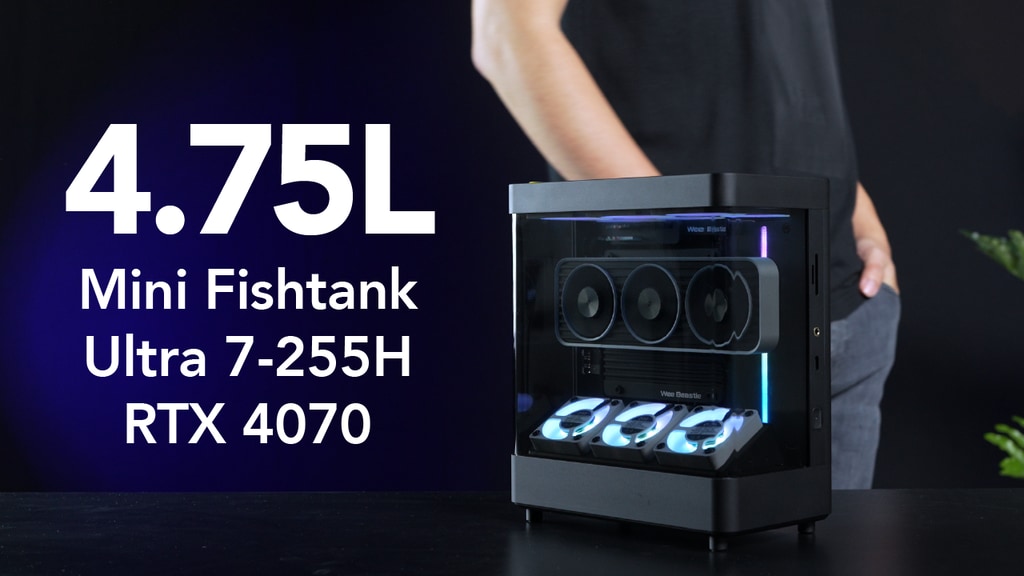 4.75L“小海景房”塞入 MXM 规格桌面显卡，Wee Beastie 项目亮相
