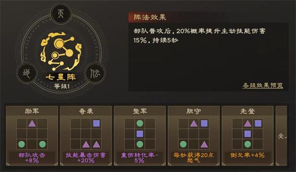 偃武七星阵怎么玩-七星阵玩法介绍