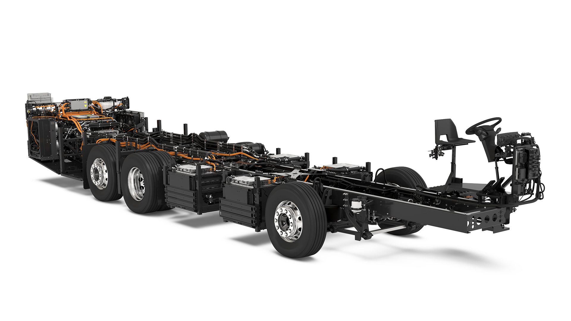 沃尔沃客车推出客车版 BZR 电动底盘：720kWh 电池，700km 续航