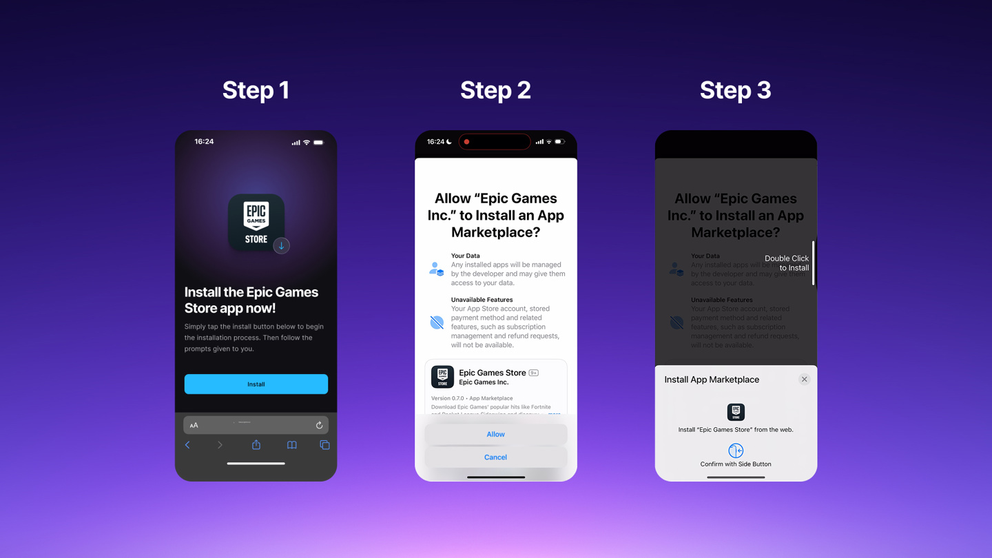Epic 对苹果 iOS 18.6 新安装流程予以好评：减少了六成用户流失率
