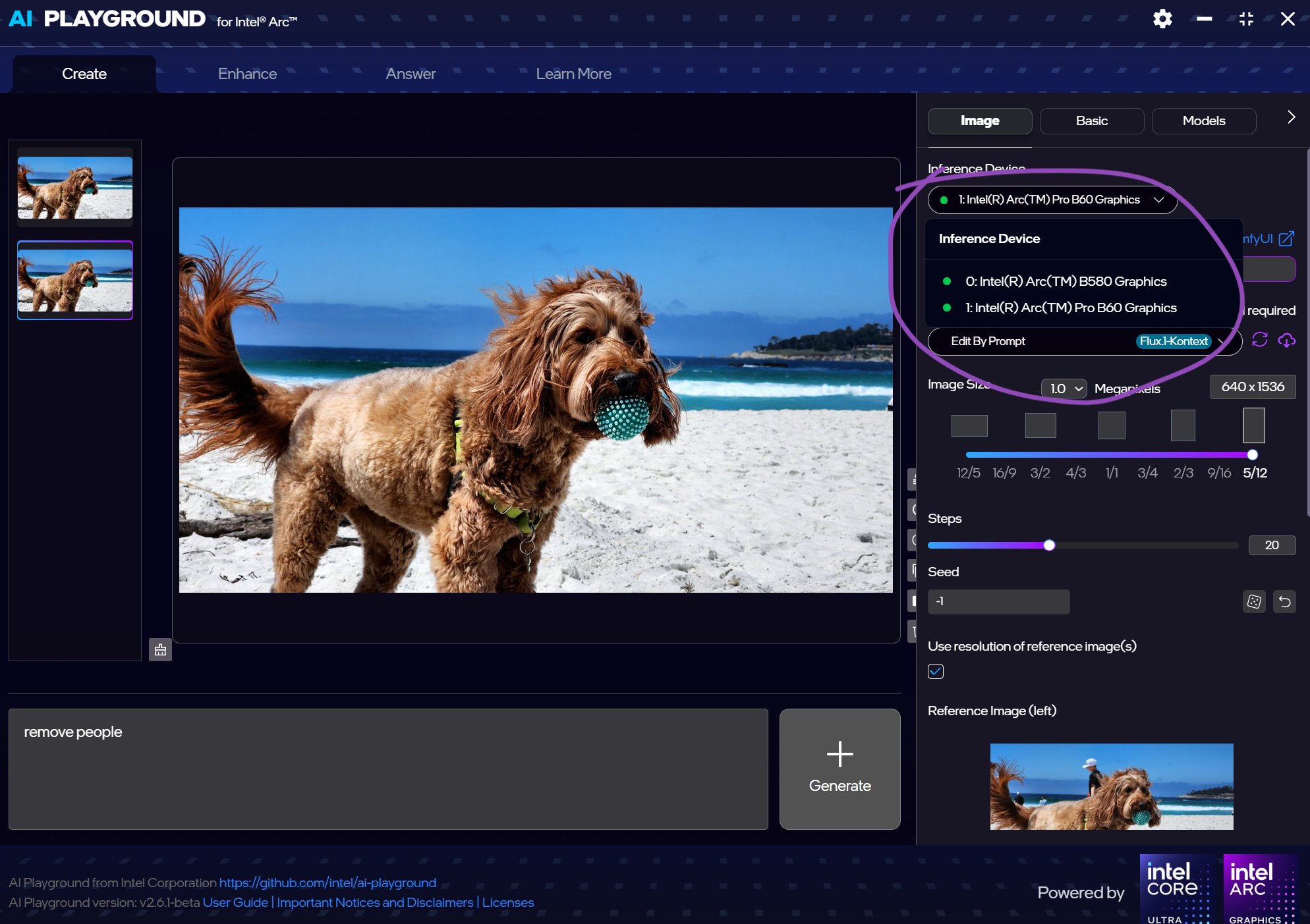 英特尔锐炫显卡驱动自 8132 版本起支持 Pro B50 / B60，可与消费级型号混合配置