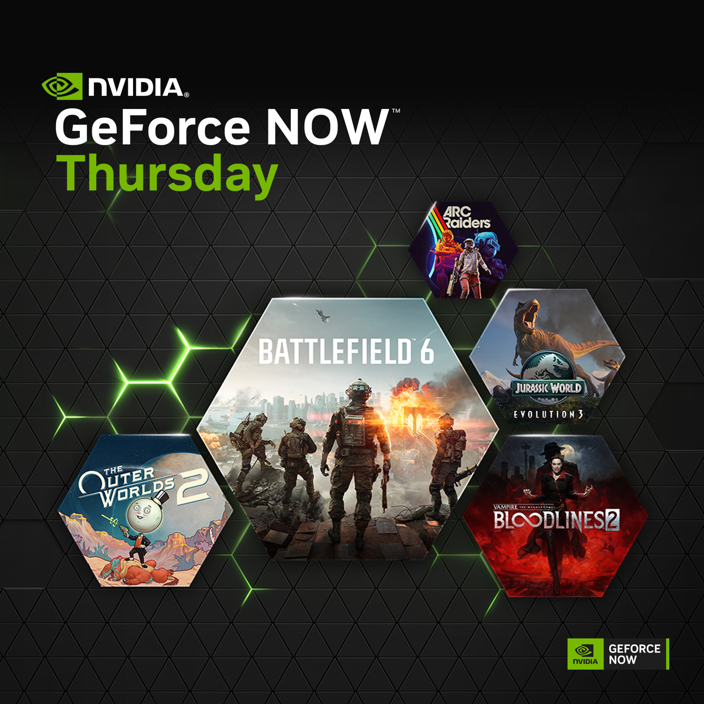 英伟达 GeForce NOW 十月新增《战地 6》《天外世界 2》等 17 款游戏，有望支持 1080p360 帧串流