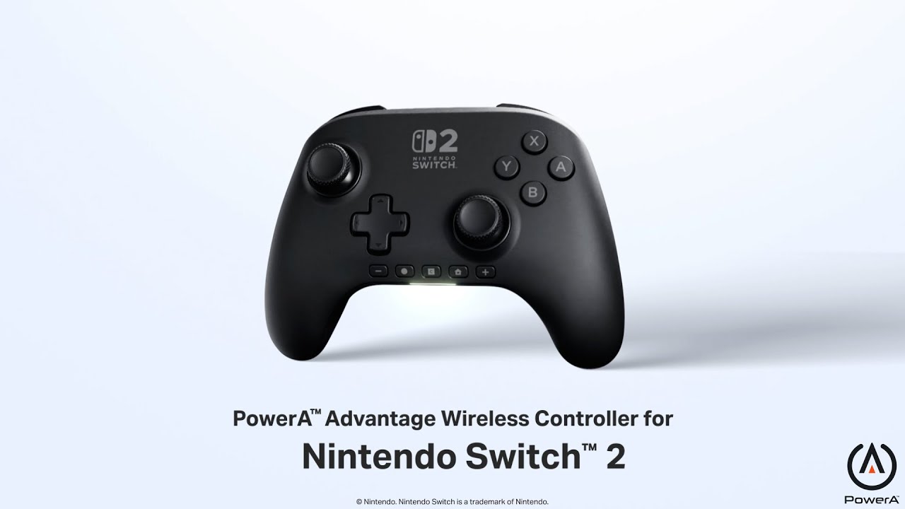 PowerA 推出任天堂 Switch 2 授权无线手柄 Advantage Wireless，配霍尔摇杆