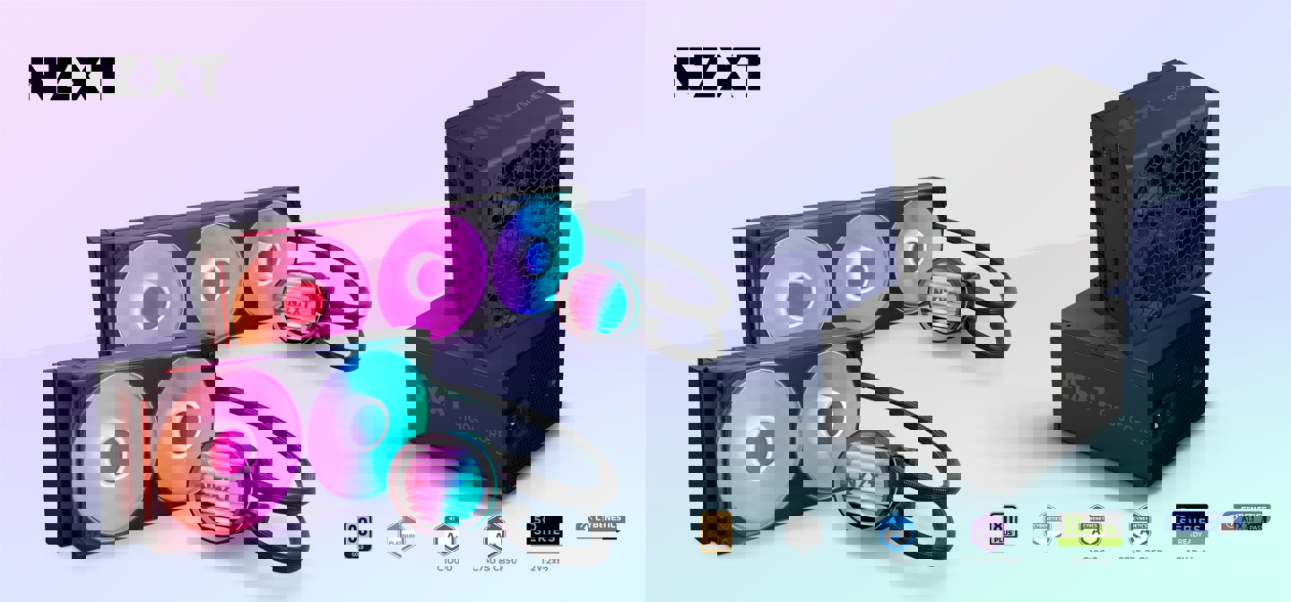 NZXT 恩杰推出 Gold Core 电源与 Kraken Core 一体式水冷散热器