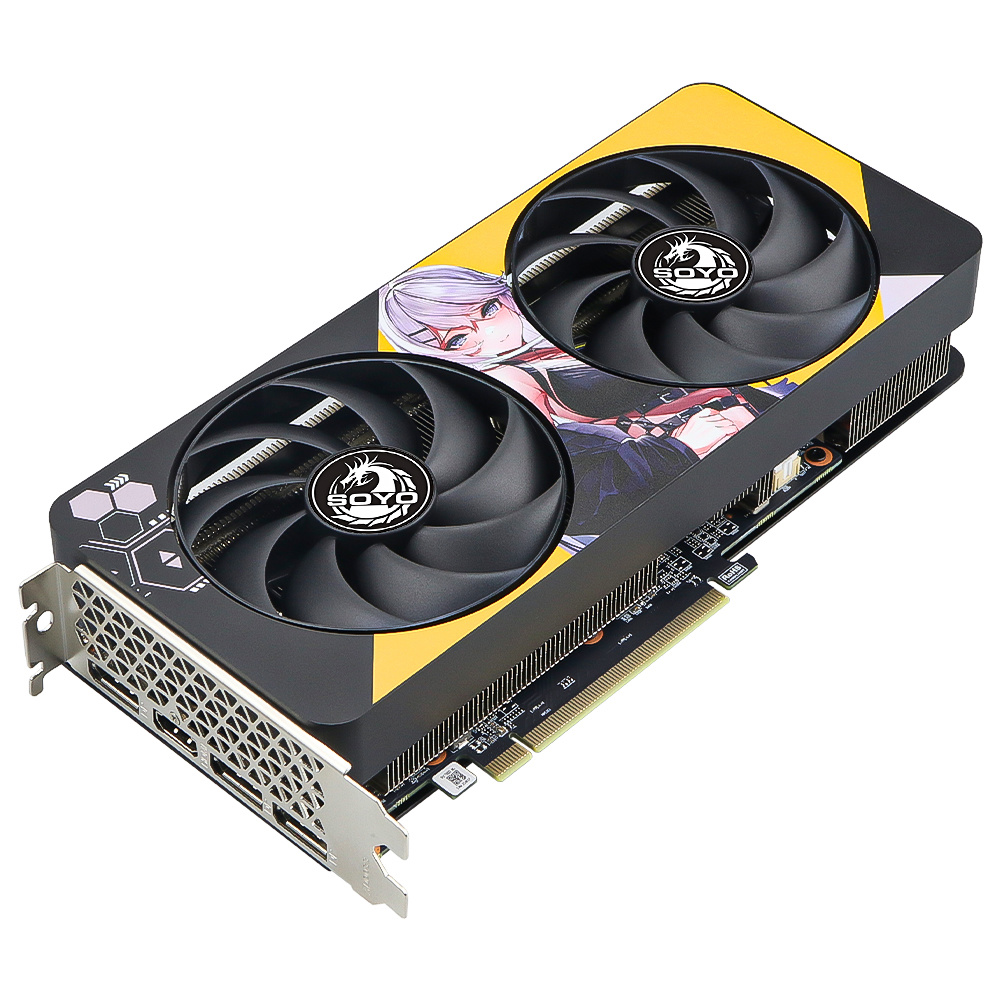 梅捷推出首款 AMD RDNA 系列架构显卡 SY-RX7600 焱龙 8G