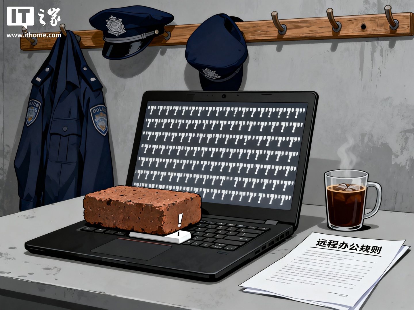 26 名英国警方人员被揪出在家办公“卡键摸鱼”，压住按键伪造工作记录