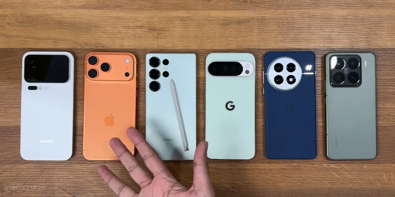 7500mAh vs 4823mAh：TechDroider 测试小米和苹果的“17 Pro Max”手机续航