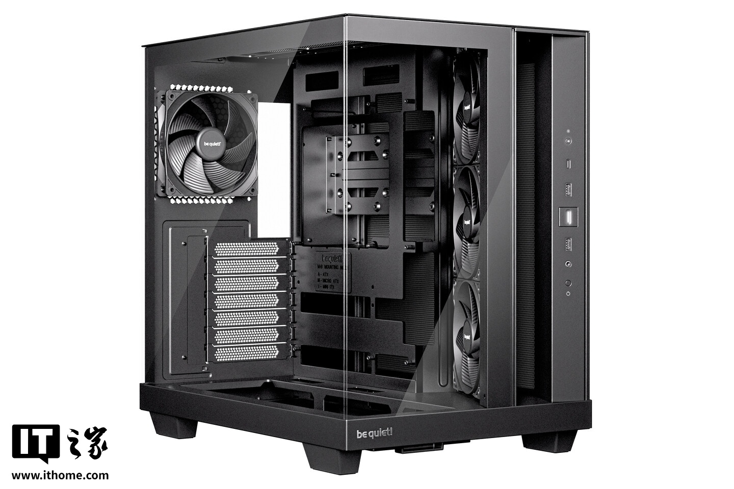 be quiet!	德商德静界推出 Light Base 500 系列机箱：可选 ARGB / 无光版，支持背插主板