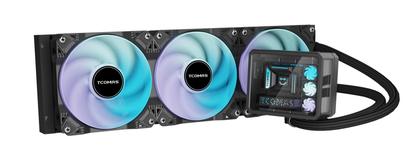 钛钽 TCOMAS“嵌套海景房”微景观 AIO 水冷 LA300 上架，499 元