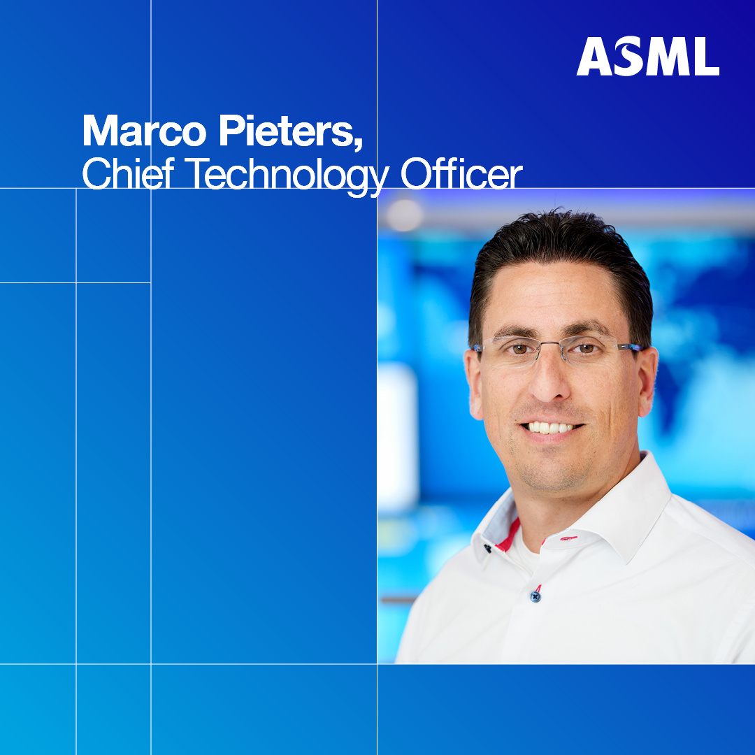 光刻机巨头 ASML 宣布新任首席技术官 Marco Pieters