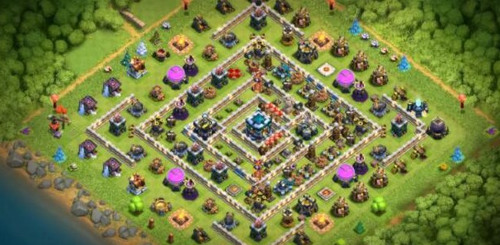 部落冲突13本最强布阵阵型(一键复制) 部落冲突13本最强阵型链接2025