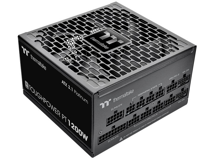 曜越推出 Toughpower PT 白金 ATX 电源，1200W 版本配双 12V-2×6