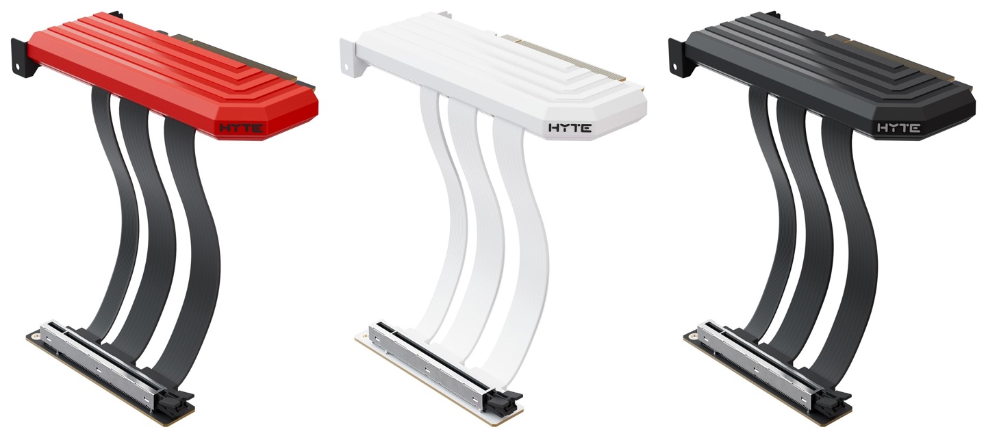 HYTE 推出 PCIe 5.0 Hyper Riser 转接卡，六种配色适配不同机箱