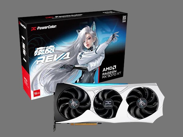 PowerColor 撼讯推出首款角色定制显卡暗黑犬 RX 9070 XT 夜岚，5199 元