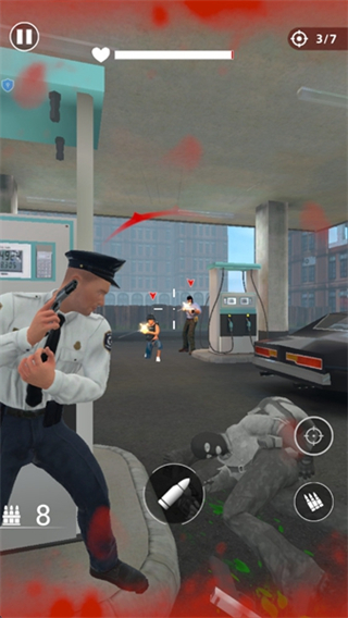 警察救援射击
