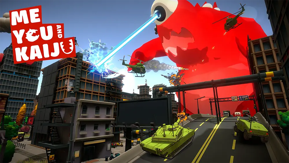 VR怪兽对战四人小队：非对称派对游戏《我，你和怪兽》登陆Steam