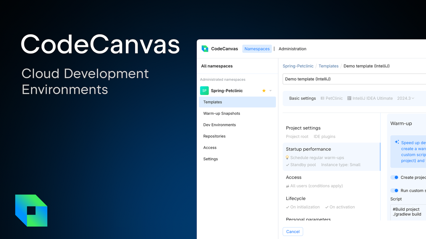 JetBrains 宣布明年关停云端开发环境平台 CodeCanvas，将力押 AI Agent 新产品