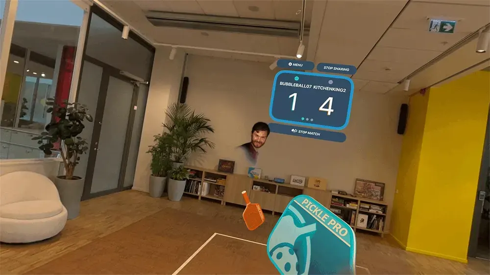 Resolution Games 推出《Pickle Pro》,Vision Pro 上的匹克球新体验