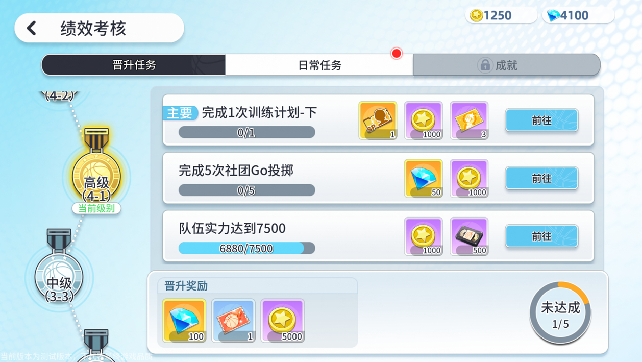 《代号篮球少女》飞跃再临测试首日奖励分享