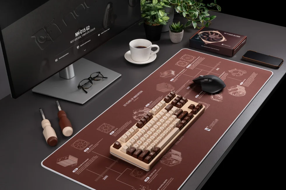 猫头鹰 Noctua 庆祝 20 周年，发布纪念桌垫与全新官网