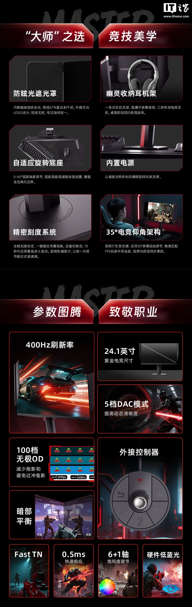 1080P 400Hz 内置电源，KTC 大师 25M1 显示器 2999 → 1984 元限时特价