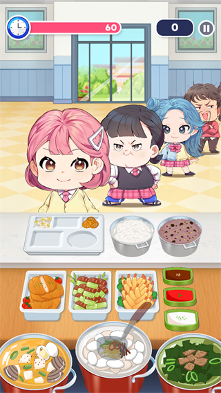 学校打饭时光无限金币