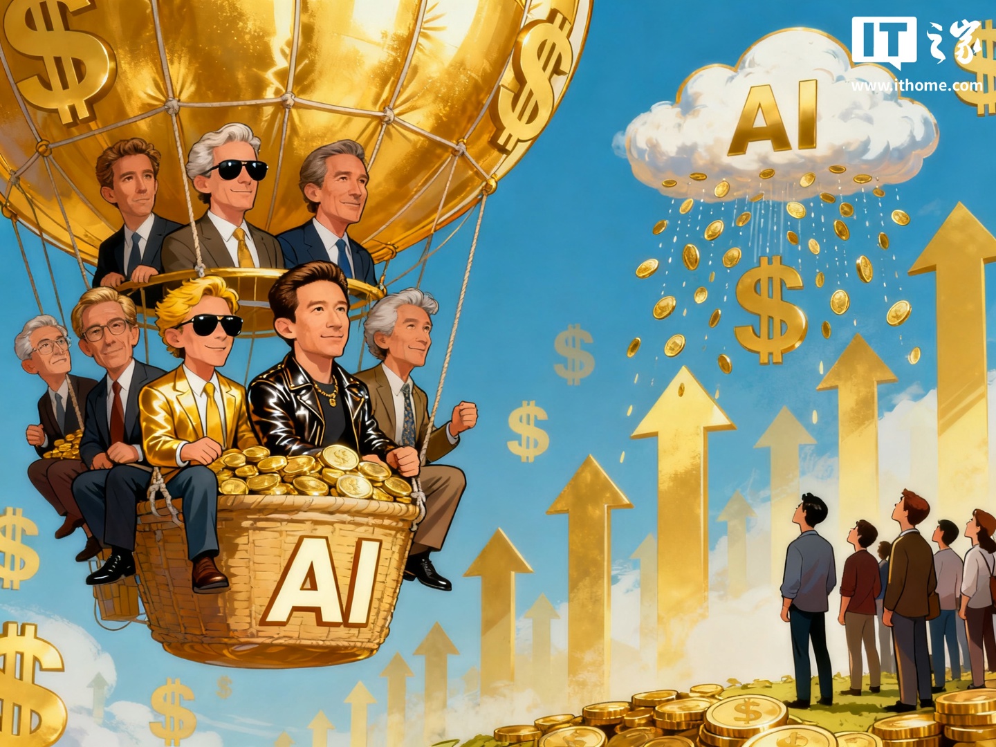 受惠于“AI 热潮”，世界前 10 首富今年财富激增超 5000 亿美元