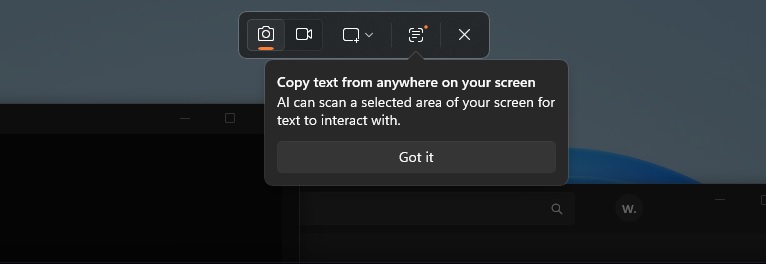 告别第三方 OCR：微软 Win11 推送“文本提取器”，图片文字一键复制