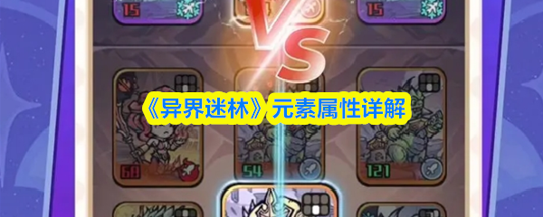 《异界迷林》元素属性详解