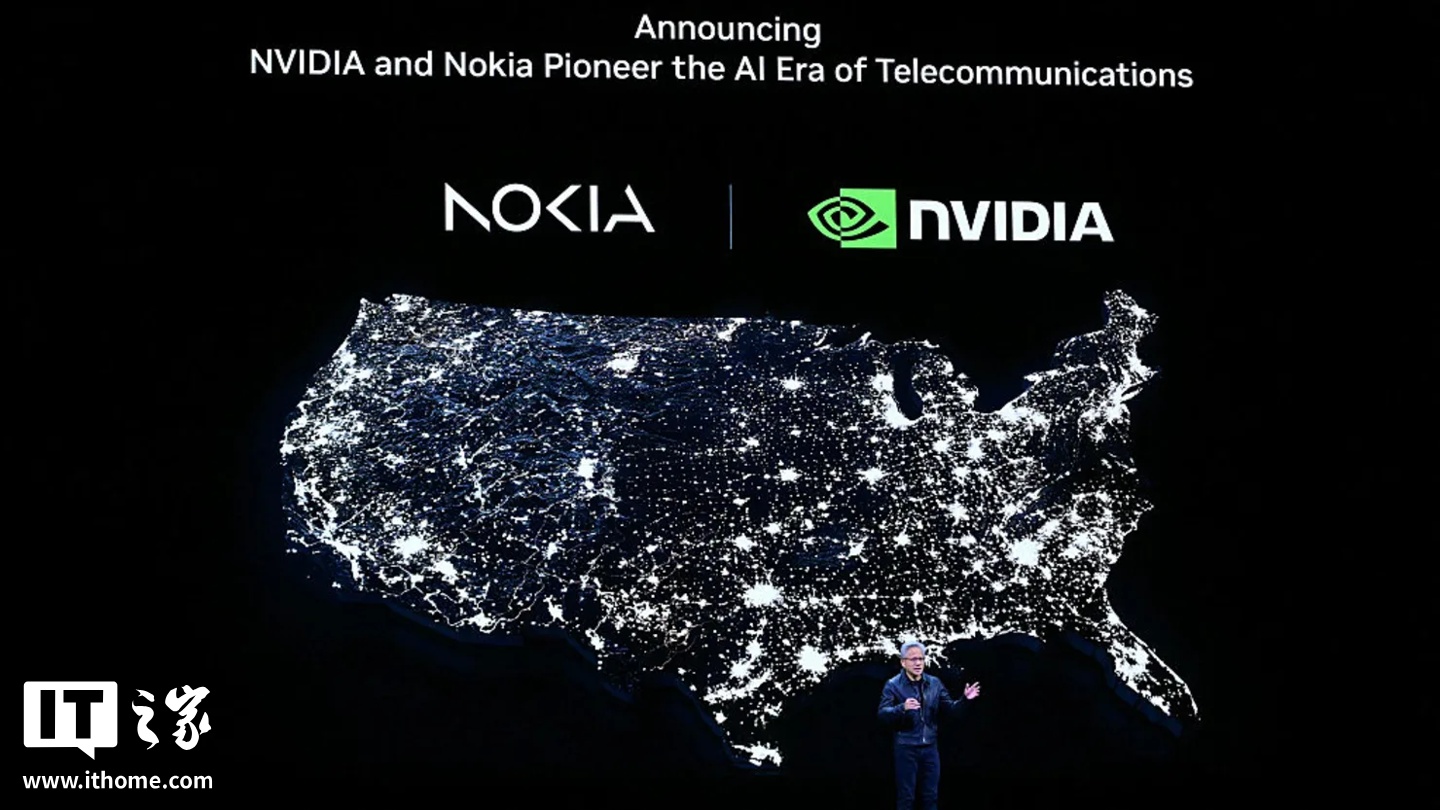 英伟达与诺基亚宣布战略合作，共同开创 6G 人工智能平台