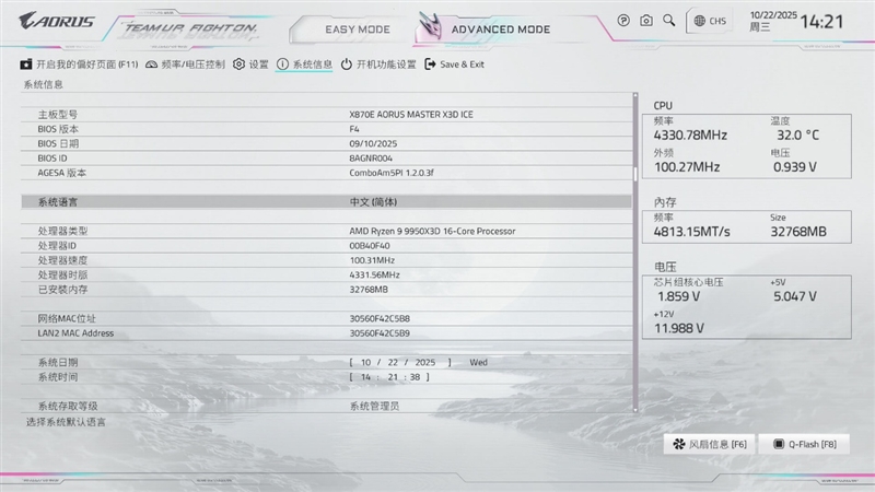 真男人的梦中情板！技嘉X870E AUROS MASTER X3D ICE评测：X3D再打一管鸡血