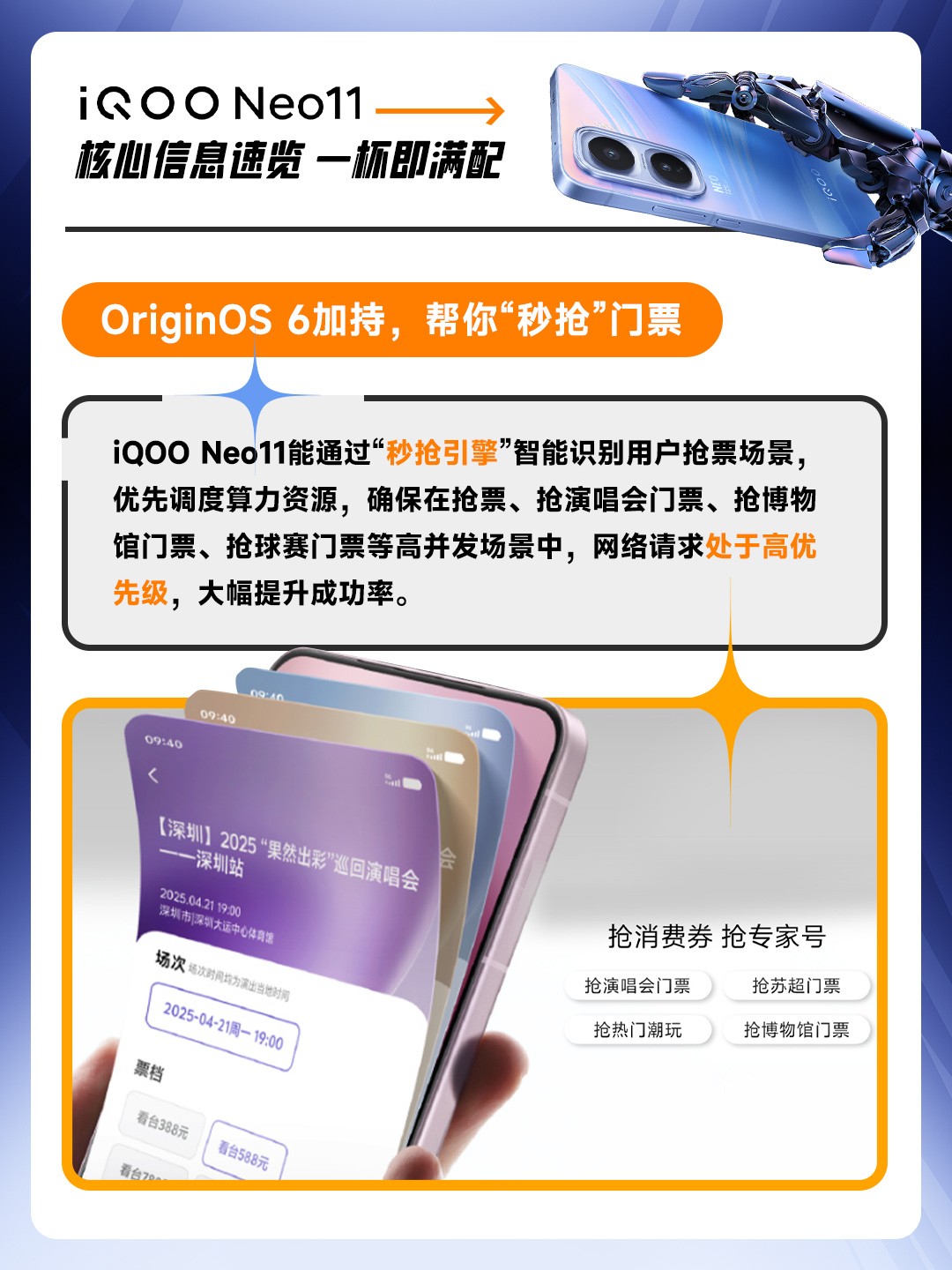 iQOO Neo11核心信息速览 一杯即满配