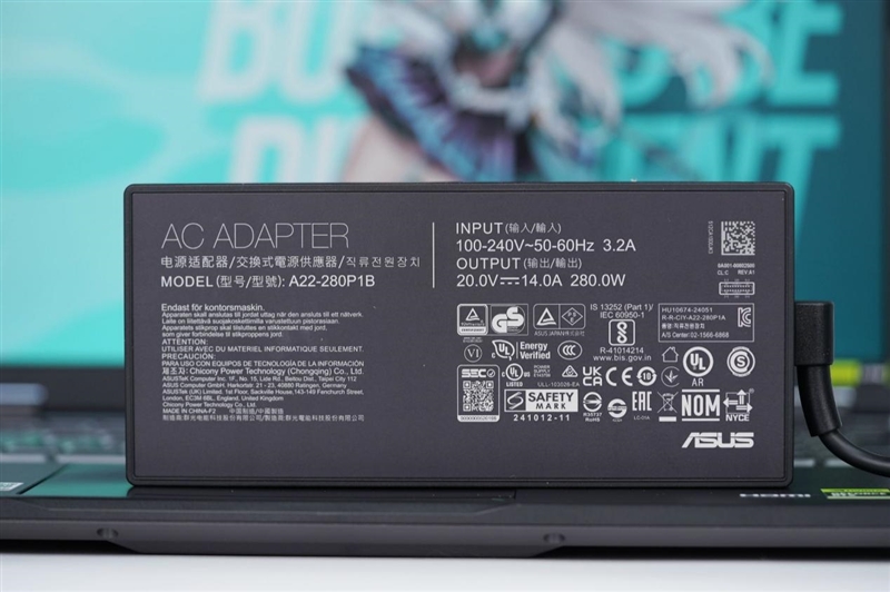 华硕天选6 Pro游戏本续航测试:酷睿i7-14650HX加持 续航堪比轻薄本