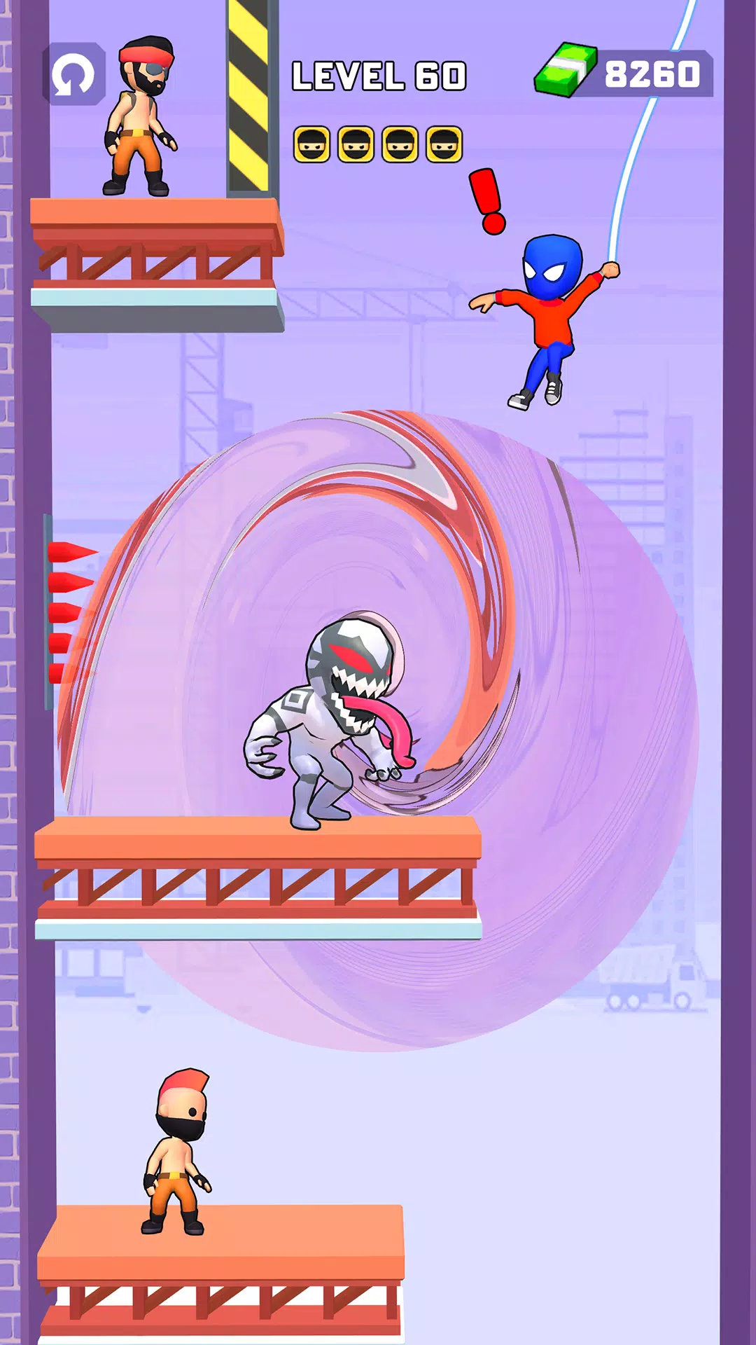 摇摆英雄绳索战士