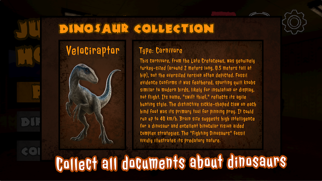 侏罗纪恐怖恐龙狩猎内置菜单