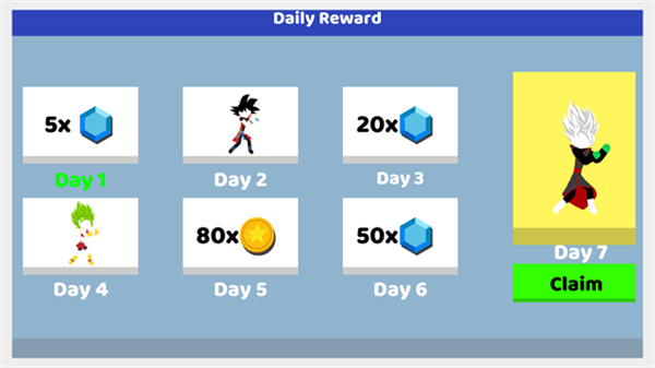 火柴人悟空格斗无限金币版