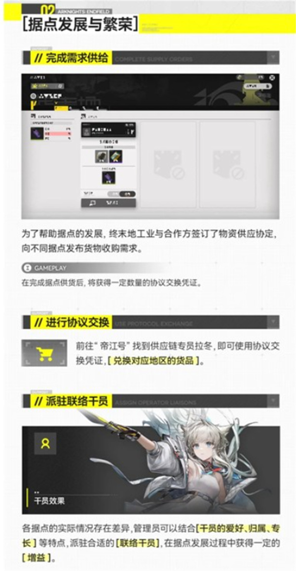 《明日方舟:终末地》基础建设功能一览