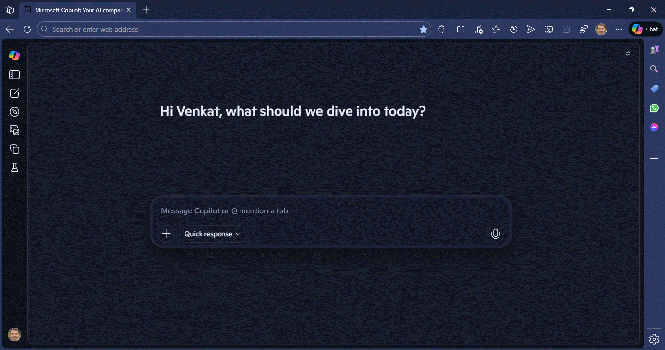 微软 Edge 浏览器推进 AI 整合：Copilot“占领”新标签页，酝酿两大核心调整