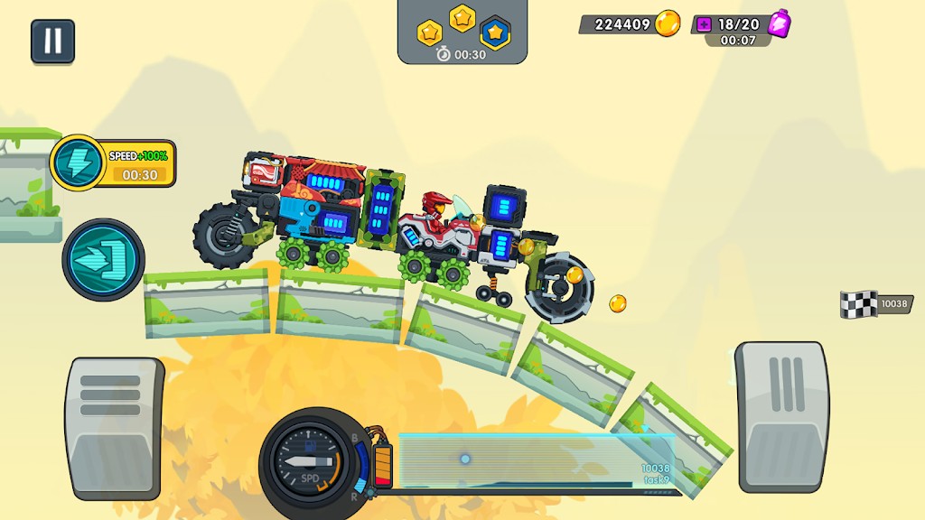 太空赛车无限金币钻石版