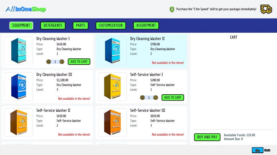 洗衣店模拟器绿色中文版