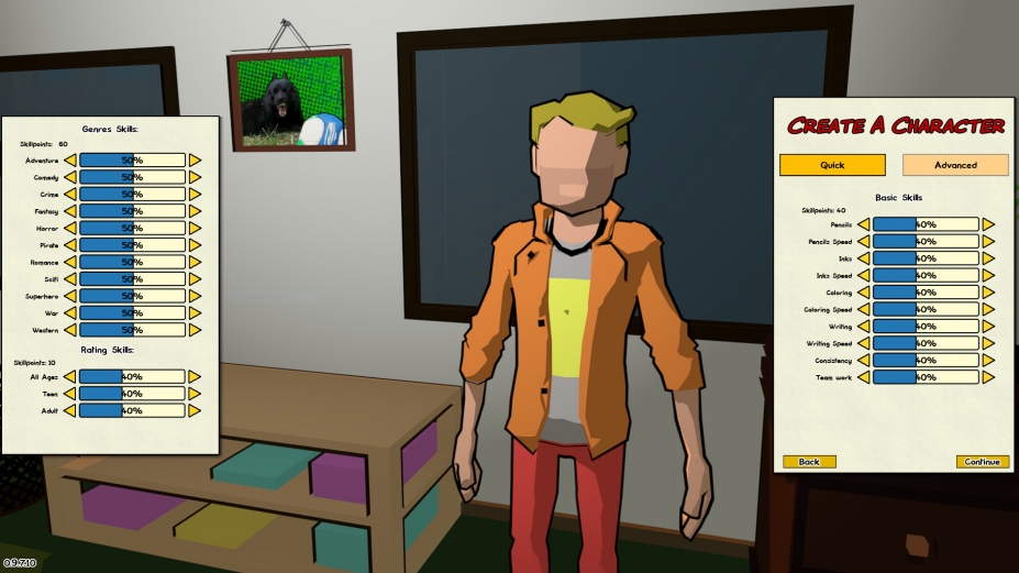 漫画公司经理绿色中文版