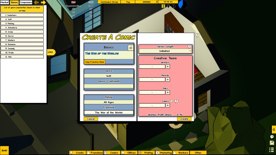 漫画公司经理绿色中文版