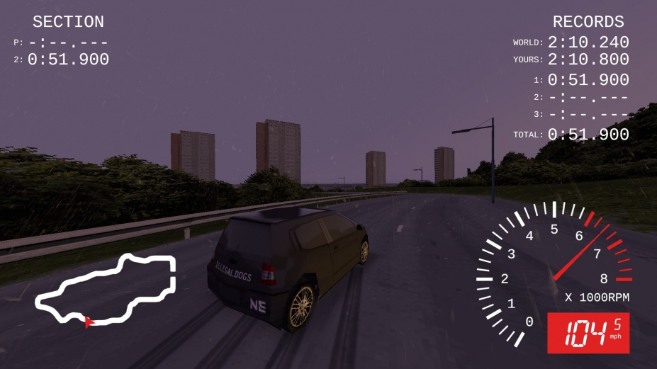 雨天赛车手免安装绿色版