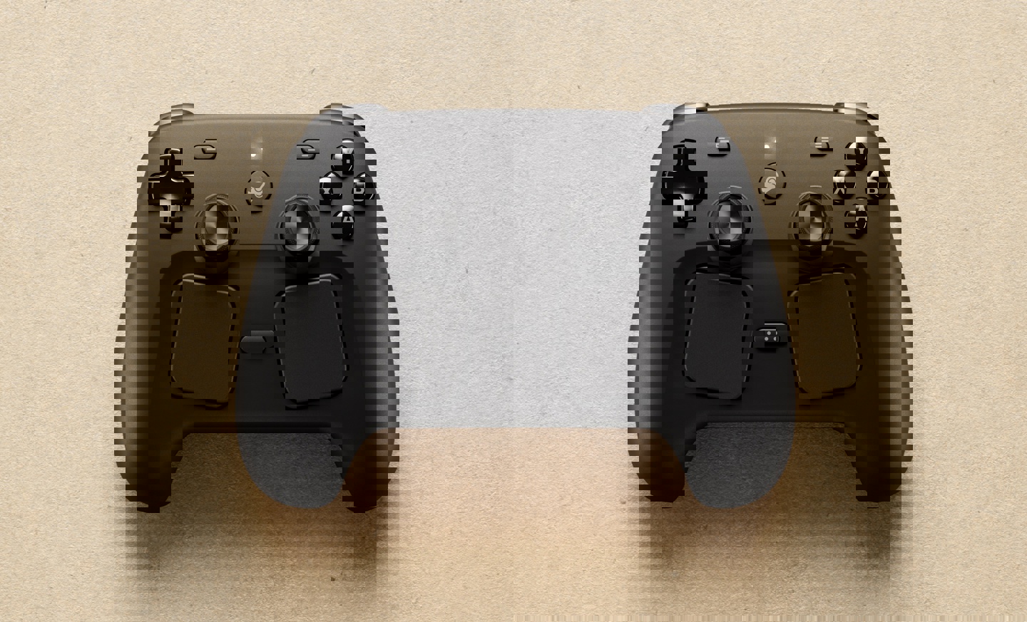 V社推出全新 Steam 手柄：融合 Xbox 与 PlayStation 设计，底部还有触控板