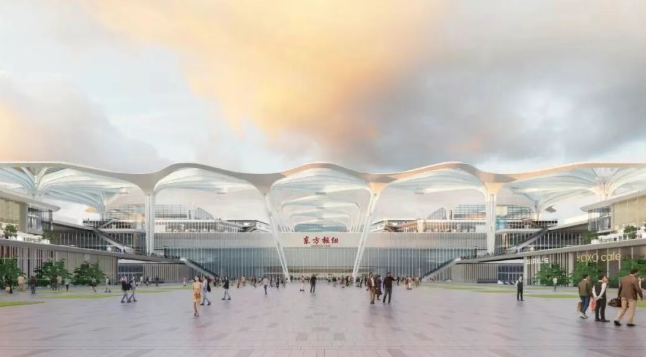 “东方枢纽”上海东站混凝土主体结构封顶，预计 2027 年 7 月开通运营