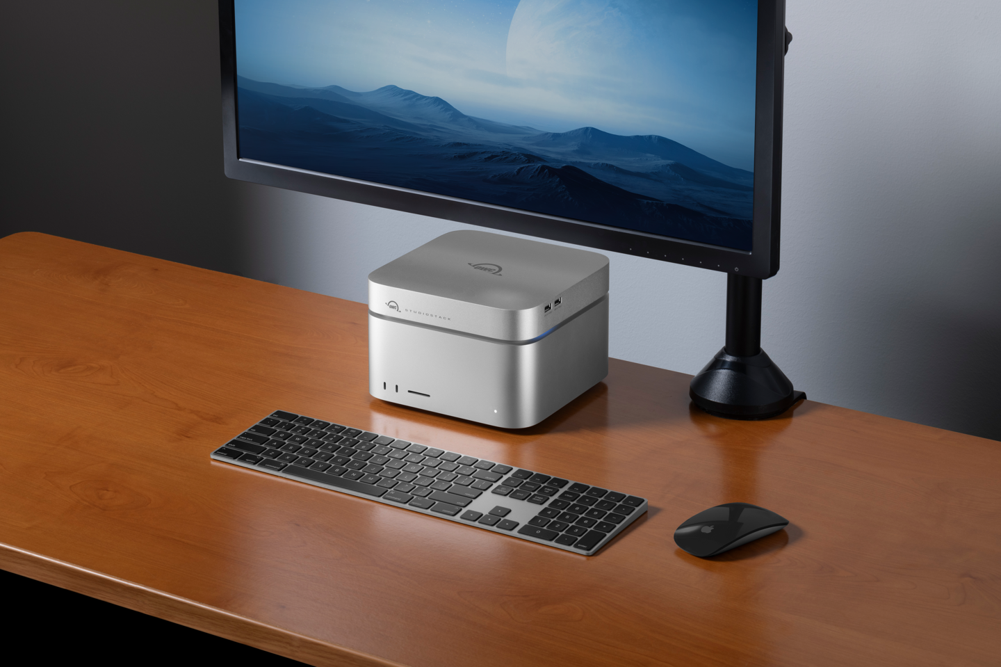 OWC 推出雷电 5 混合存储扩展坞 StudioStack，可与 Mac Studio 堆叠放置