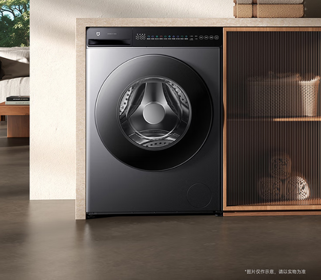 小米米家洗衣机滚筒 12kg 开售：洗净比 1.2，容量 12kg，售 1624 元