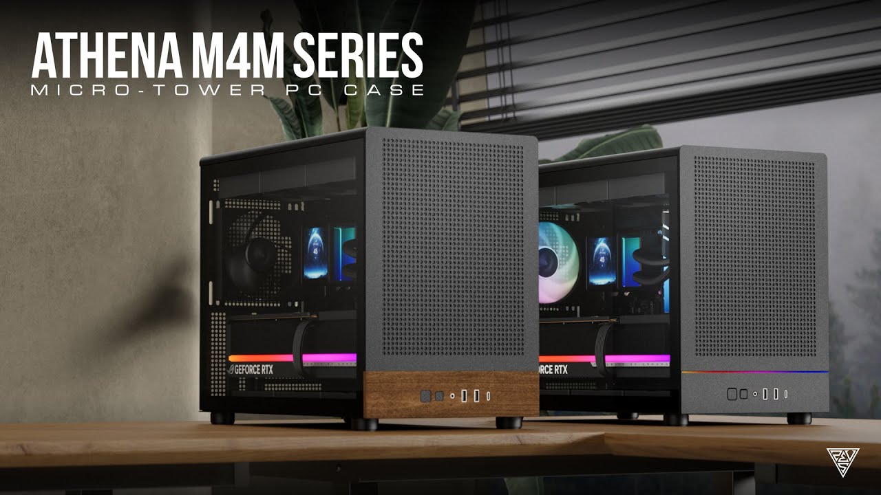 GAMDIAS 推出 ATHENA M4M 机箱：前置 IO 面板可选灯条 / 木质装饰