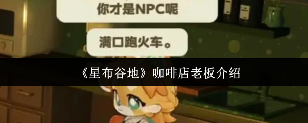 《星布谷地》咖啡店老板介绍